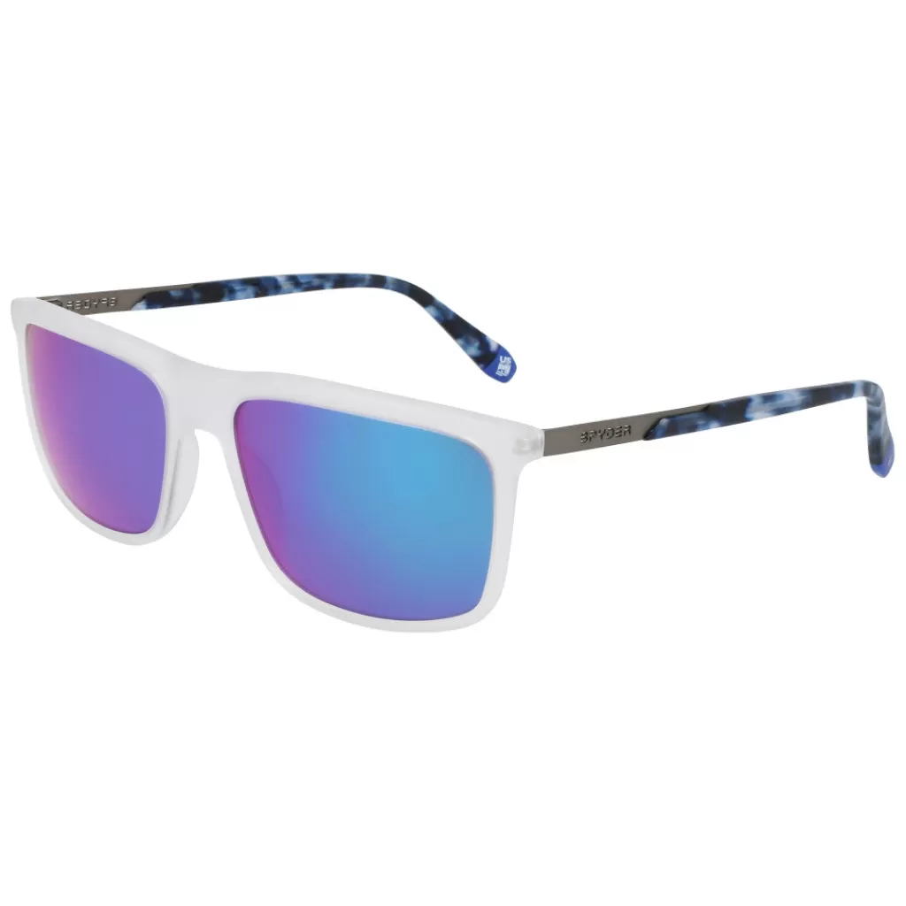 Women Spyder Matte Square Sunglasses -