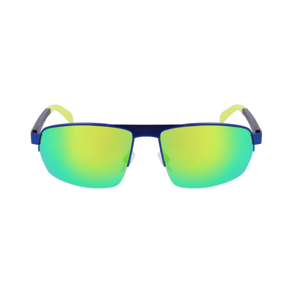 Women Spyder Trendy Semi-Rim Metal Sunglasses -